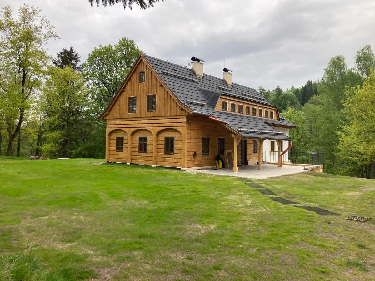 Na Jeleni Stezce Villa Chřibská Bagian luar foto