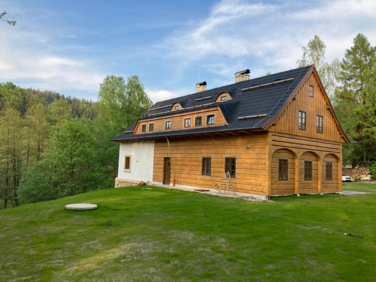 Na Jeleni Stezce Villa Chřibská Bagian luar foto