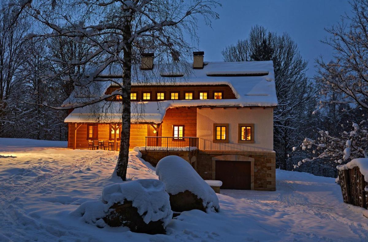 Na Jeleni Stezce Villa Chřibská Bagian luar foto