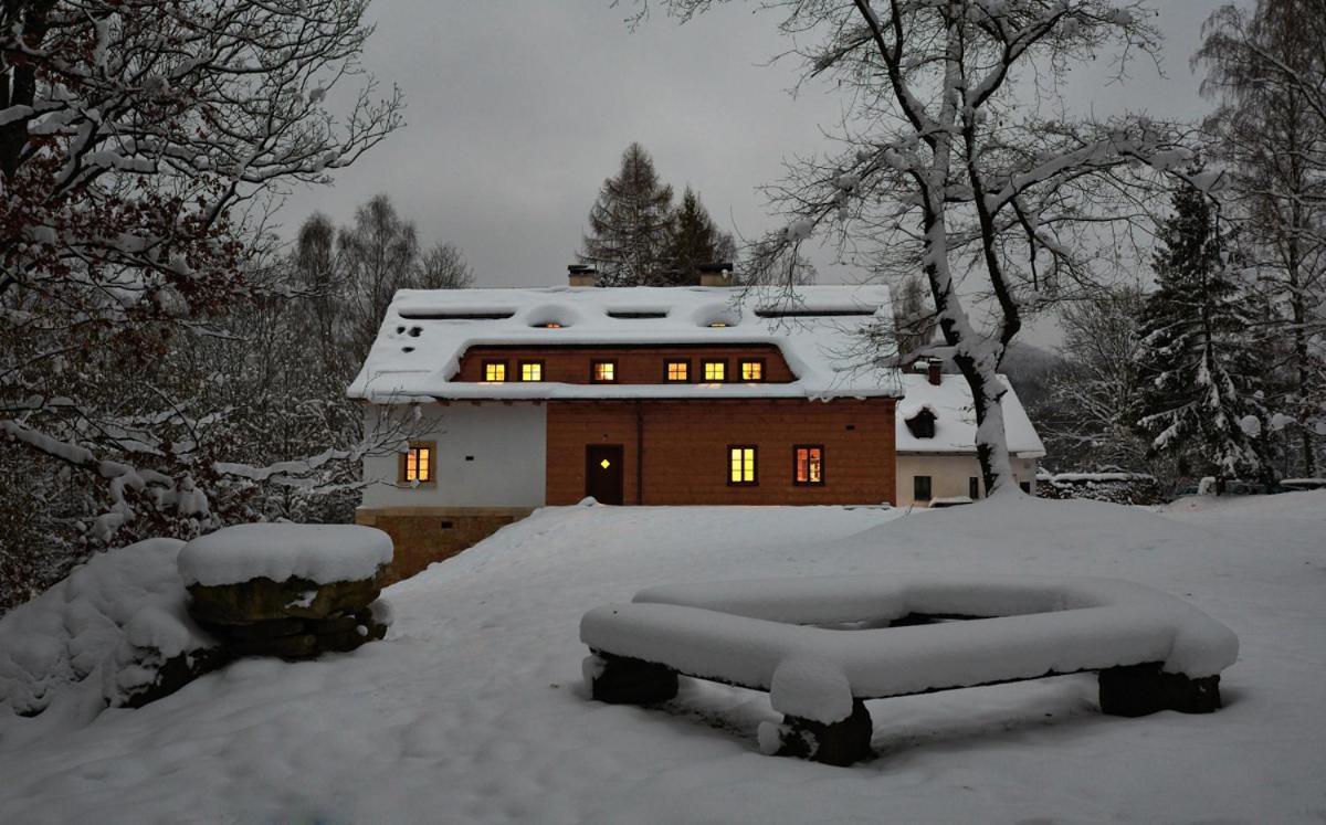Na Jeleni Stezce Villa Chřibská Bagian luar foto