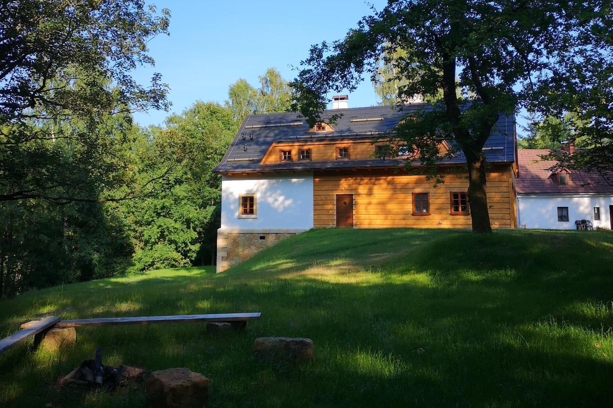 Na Jeleni Stezce Villa Chřibská Bagian luar foto