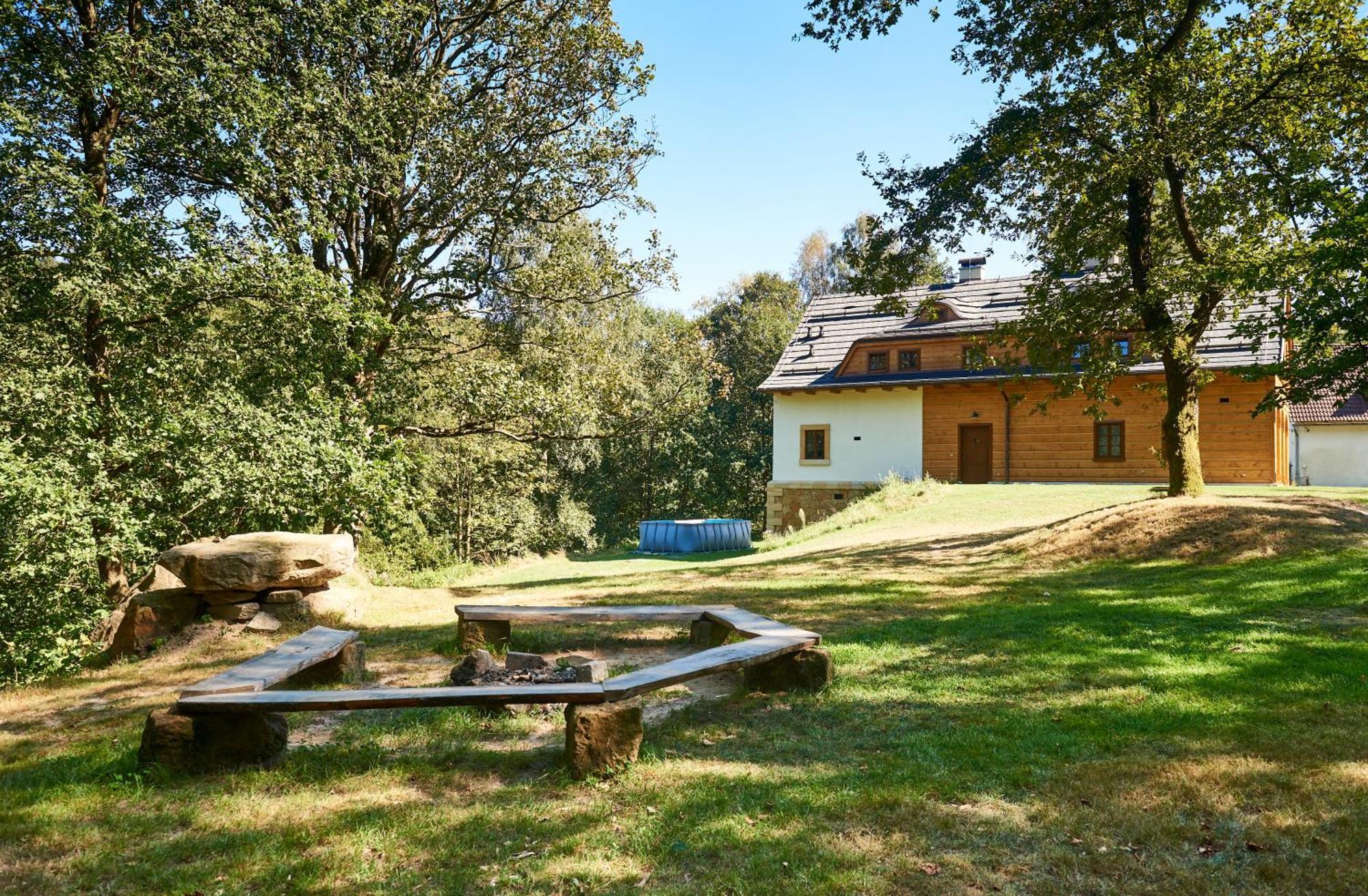 Na Jeleni Stezce Villa Chřibská Bagian luar foto