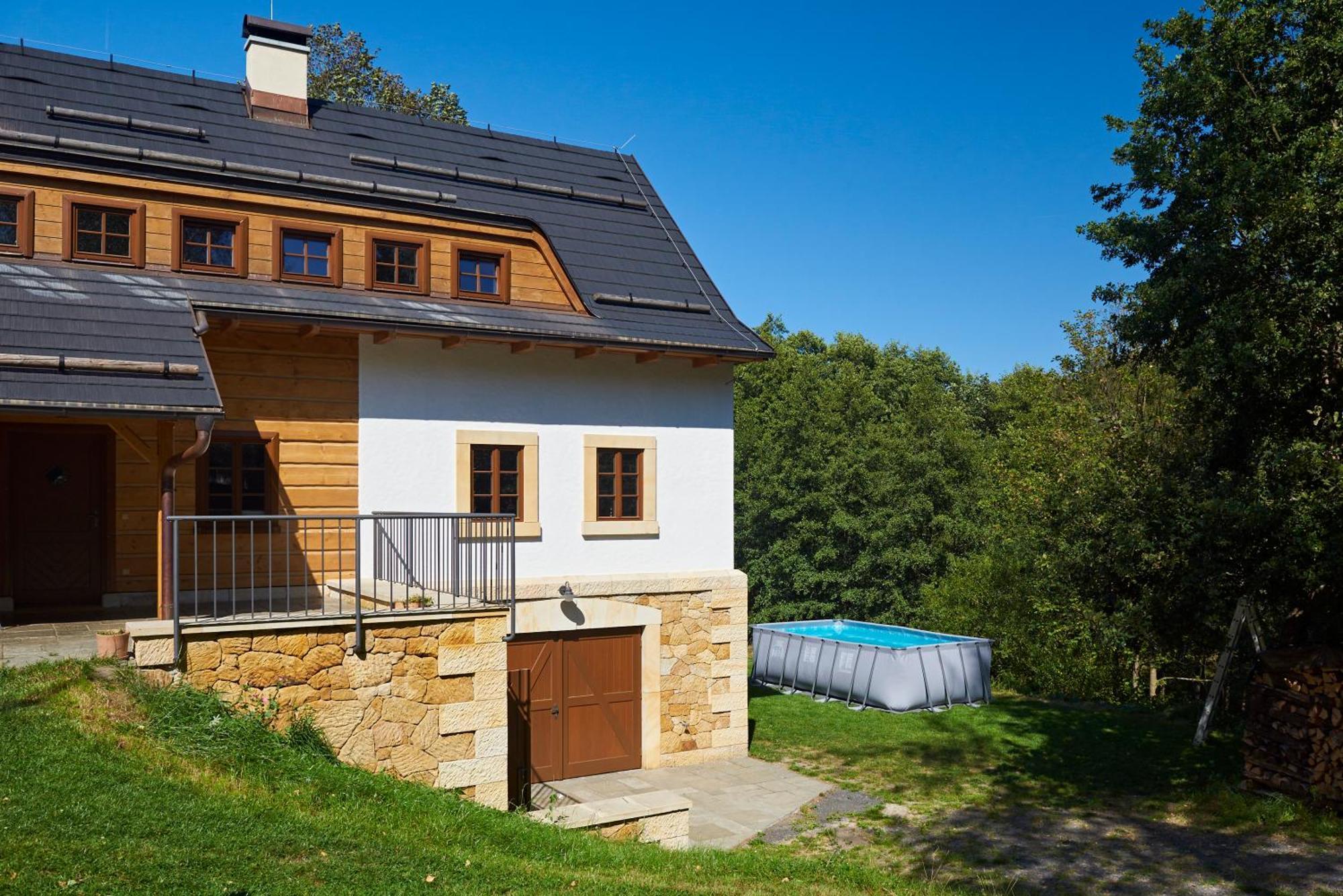 Na Jeleni Stezce Villa Chřibská Bagian luar foto