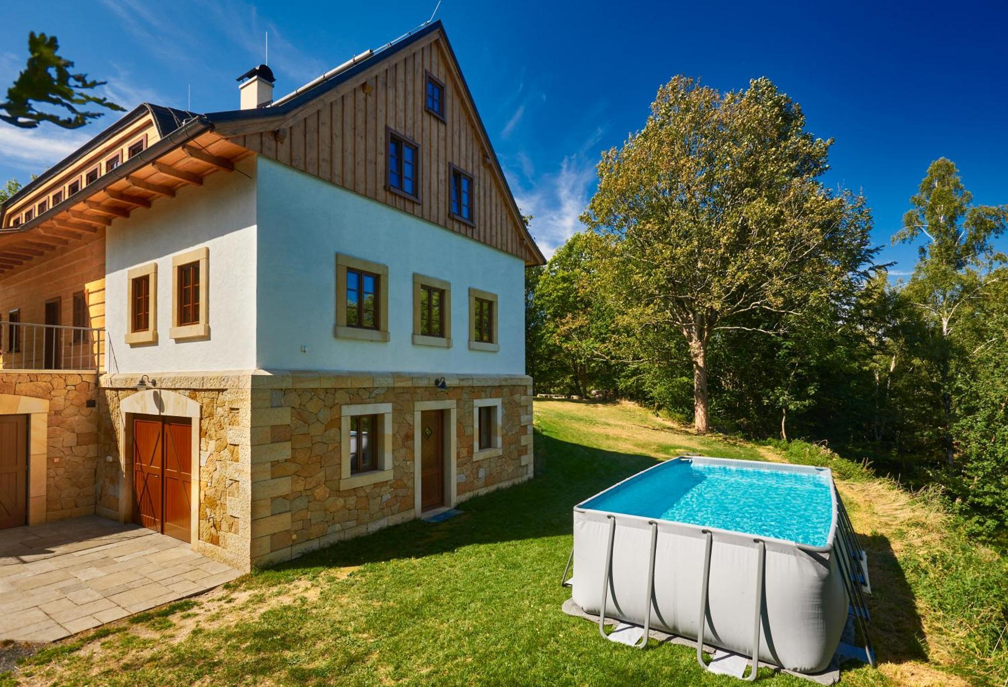 Na Jeleni Stezce Villa Chřibská Bagian luar foto