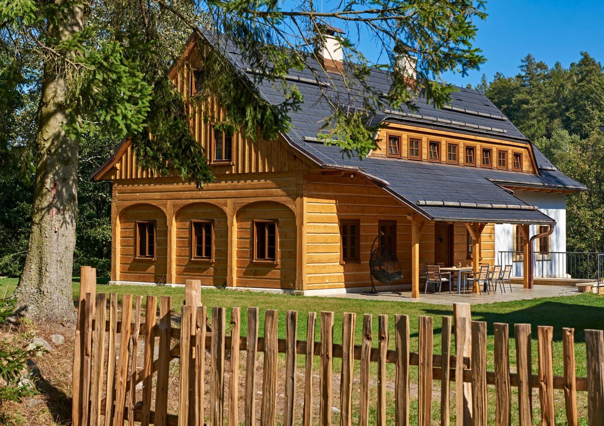 Na Jeleni Stezce Villa Chřibská Bagian luar foto